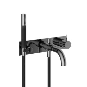 Hotbath Cobber Afbouwdeel Bad Mengkraan Zwart Chroom CB026