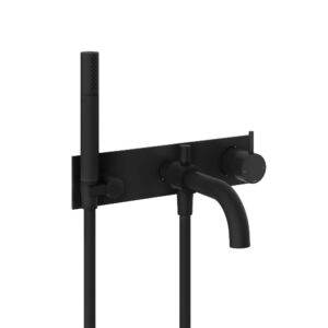 Hotbath Cobber Afbouwdeel Bad Mengkraan Zwart Mat CB026