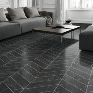 Jabo Diamond Chevron vloertegel marquina (L-R) 40x70