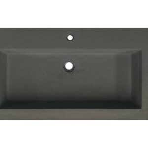 Lambini Designs Concrete meubelwastafel 80cm 1 kraangat betongrijs
