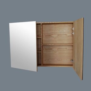 Lambini Designs Wood spiegelkast Eiken 120cm