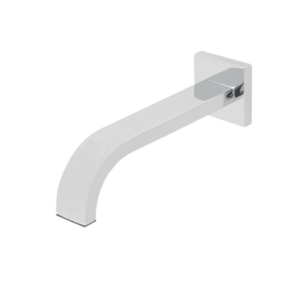 Mueller Cube Inbouw-baduitloop vierkant 22cm 1/2" chroom