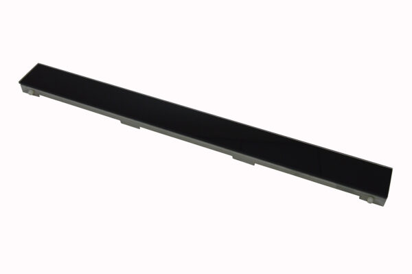 Mueller Glasrooster zwart 110x7 tbv RVS douchegoot