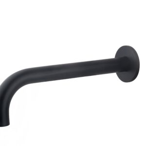 Mueller Round inbouw uitloop 25cm mat zwart