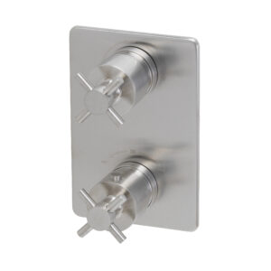 Mueller Mika inbouw thermostaat 2-wegs RVS look