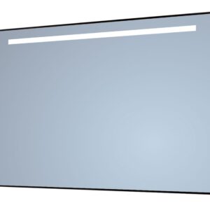 Sanicare Q mirror LED spiegel met zwarte omlijsting 75x70cm