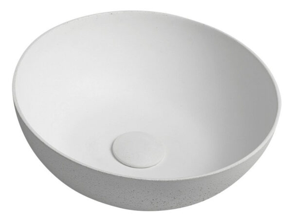 Sapho Formigo betonnen waskom 39cm wit