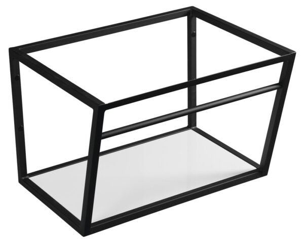 Sapho Industrial wastafel frame mat zwart 60cm