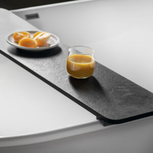 Sapho Reduta badplank 82x20cm zwart