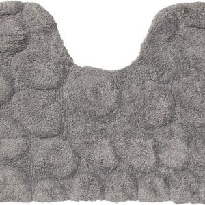 Sealskin Pebbles toiletmat katoen 50x60 cm grijs