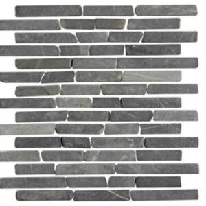 Terre d'Azur Silva grey mozaiek stroken 30x30