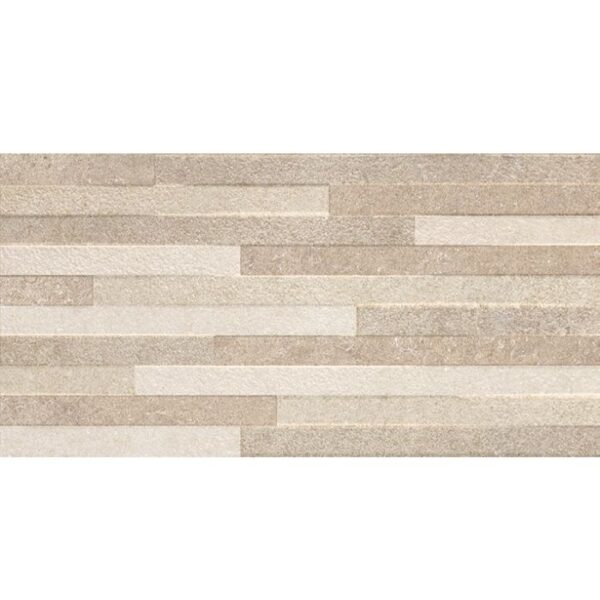 Jabo Wandtegel Pierre Taupe Decor 30x60 gerectificeerd
