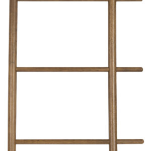 ZILT Wandrek/Ladder 'Jovana' Walnootlook, 157 x 52cm