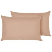 Beliani-ALMYROS -Tuinkussen set van 2-Zandbeige-50 x 70 cm-Polyester