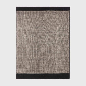 Ethnicraft Vloerkleed 'Dots' Wol, 250 x 350cm, kleur Zwart