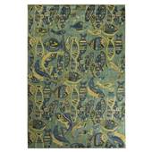 Boho&me Buitenkleed visjes - Verano blauw|groen - 160x240 cm