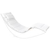 Beliani-BRESCIA-Tuinkussen-Gebroken wit-180 x 60 cm -Polyester