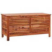 Beliani-RIVIERA-Kussenbox-Donkere houtkleur-130 cm-Acaciahout