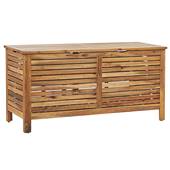 Beliani - RIVIERA - Kussenbox - Lichte houtkleur - 130 cm - Acaciahout