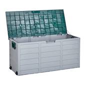 Beliani-LOCARNO-Kussenbox-Grijs|Groen-112 cm-Synthetisch materiaal