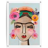 Reinders - Colourful Face - Tuinposter 80x60cm