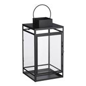 Mica Decorations Storm Lantaarn - L19,5 x B19 x H36 cm - Zwart
