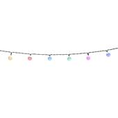 QAZQA Buiten lichtsnoer 7m incl. LED 50-lichts RGBW solar- Festival