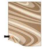 Tapeso Modern buitenkleed - Flip Saturn lichtbruin - 200x280 cm