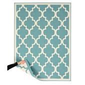 Tapeso Retro buitenkleed - Flip Lucky turquoise - 160x220 cm