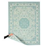 Tapeso Vintage buitenkleed - Flip Agnes turquoise - 160x220 cm