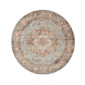 Heritaged Rond Vintage buitenkleed - Valenca Fino lichtblauw - 200 cm