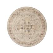Heritaged Rond Vintage buitenkleed - Valenca Fino lichtgrijs|beige -