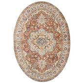 Heritaged Buitenkleed ovaal Vintage - Valenca Fino terracotta -