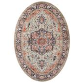 Heritaged Buitenkleed ovaal Vintage - Valenca Fino groen|blauw -