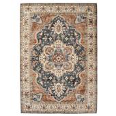 Heritaged Vintage buitenkleed - Valenca Fino goud|blauw - 80x150 cm