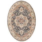 Heritaged Buitenkleed ovaal Vintage - Valenca Fino goud|blauw -