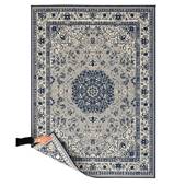 Tapeso Vintage buitenkleed - Flip Agnes donkerblauw - 160x220 cm