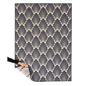 Tapeso Modern buitenkleed - Flip Scale donkerblauw - 160x220 cm