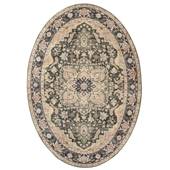 Heritaged Buitenkleed ovaal Vintage - Valenca Fino beige|groen -