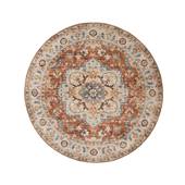 Heritaged Rond Vintage buitenkleed - Valenca Fino terracotta - 200 cm
