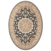 Heritaged Buitenkleed ovaal Vintage - Valenca Nova goud|blauw -