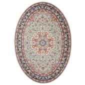 Heritaged Buitenkleed ovaal Vintage - Valenca Nova saliegroen|rood -