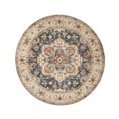 Heritaged Rond Vintage buitenkleed - Valenca Fino goud|blauw - 200 cm
