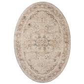 Heritaged Buitenkleed ovaal Vintage - Valenca Fino lichtgrijs|beige -
