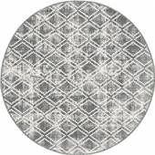 Rond Buitenkleed Frost - Grijs|wit - dubbelzijdig - EVA Interior