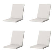 Madison - Stapelstoelkussen Napels sand - Ca. 97x49 cm - Set van 4