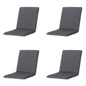Madison - Stapelstoelkussen Panama grey - Ca. 97x49 cm - Set van 4