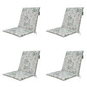 Madison - Stapelstoelkussen Palma natural - Ca. 97x49 cm - Set van 4