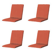Madison - Stapelstoelkussen Panama terra - Ca. 97x49 cm - Set van 4