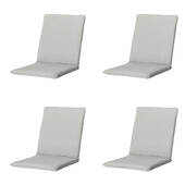 Madison - Stapelstoelkussen Panama linnen - Ca. 97x49 cm - Set van 4